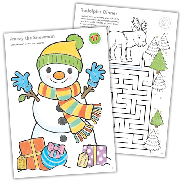 Countdown to Christmas Activity Book