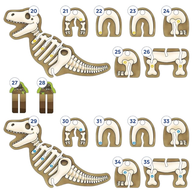 Dinosaur Dig Misplaced Pieces