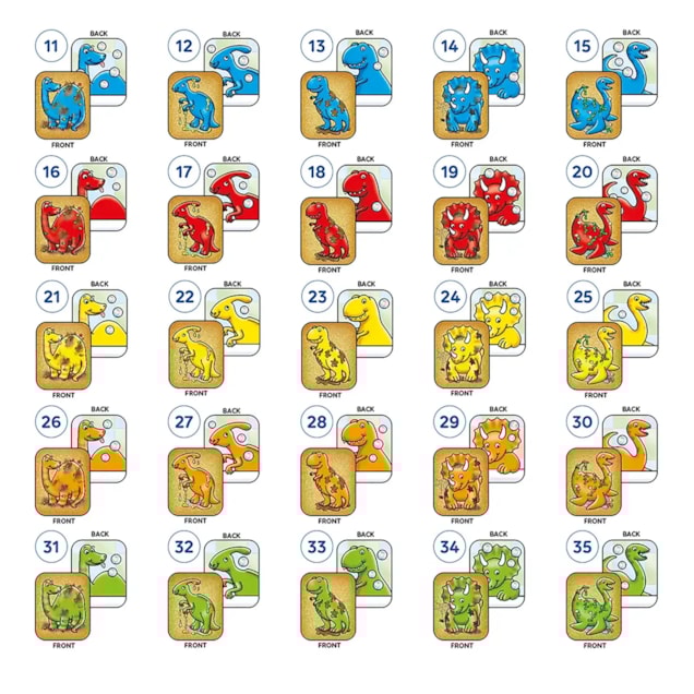 Dirty Dinos Game Misplaced Pieces