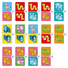 Jungle Dominoes Game Misplaced Pieces
