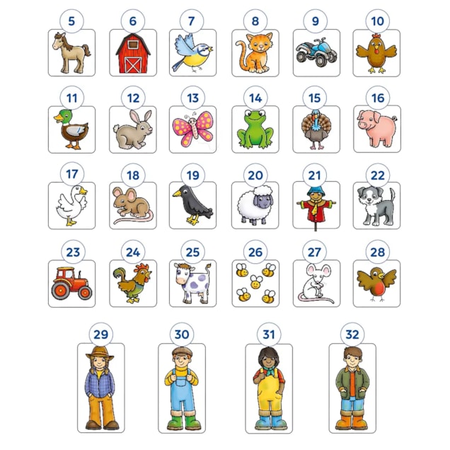 Old Macdonald Lotto Game Misplaced Pieces