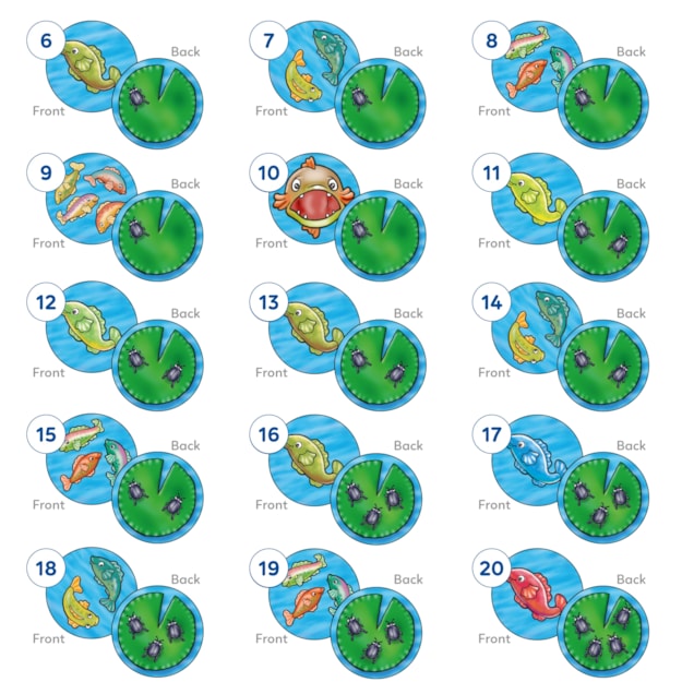 Peter Rabbit Fish and Count Misplaced Pieces