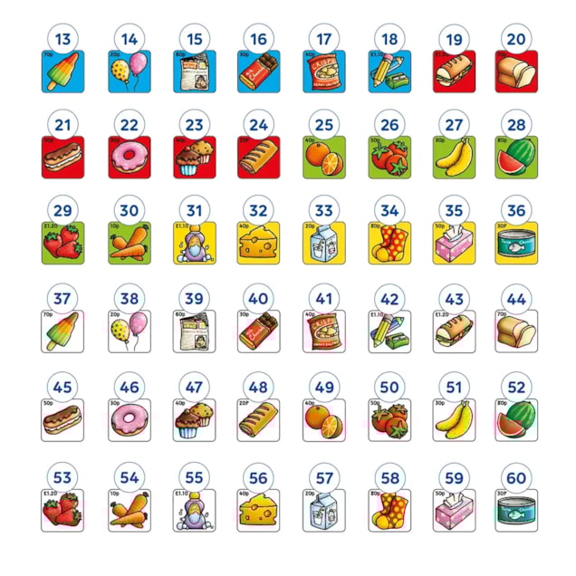 Pop to the Shops Board Game Misplaced Pieces