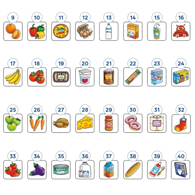 Shopping List Misplaced Pieces