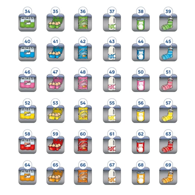Super Shoppers Game Misplaced Pieces
