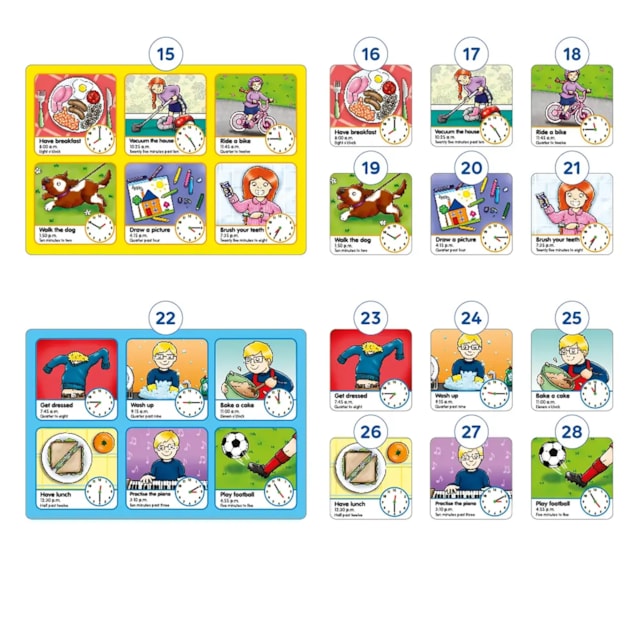 Tell the Time Game Misplaced Pieces