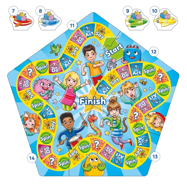 What a Performance Board Game Misplaced Pieces