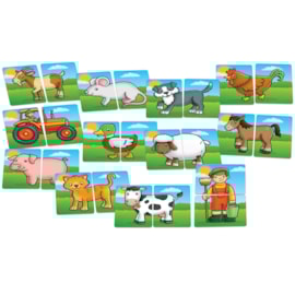 Farmyard Heads and Tails Game Farmyard Heads and Tails Game