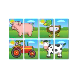 Farmyard Heads and Tails Game Farmyard Heads and Tails Game