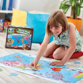 World Map Puzzle & Poster