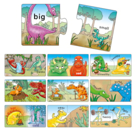 Dinosaur Opposites Jigsaw Puzzles | 20 activity jigsaw puzzles