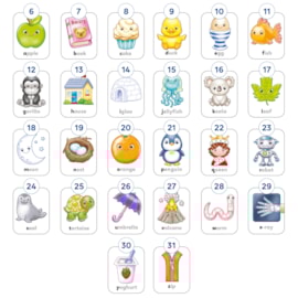 Alphabet Bingo Game Misplaced Pieces