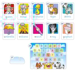 Alphabet Flashcards Misplaced Pieces