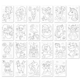 Unicorns, Mermaids and More | With Stickers Unicorns, Mermaids and More | With Stickers