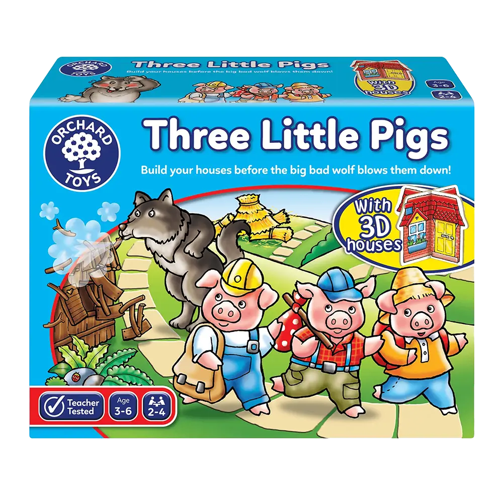 Three little pigs and big bad wolf toys hotsell