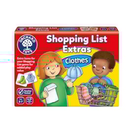Shopping List Extras - Clothes Shopping List Extras - Clothes