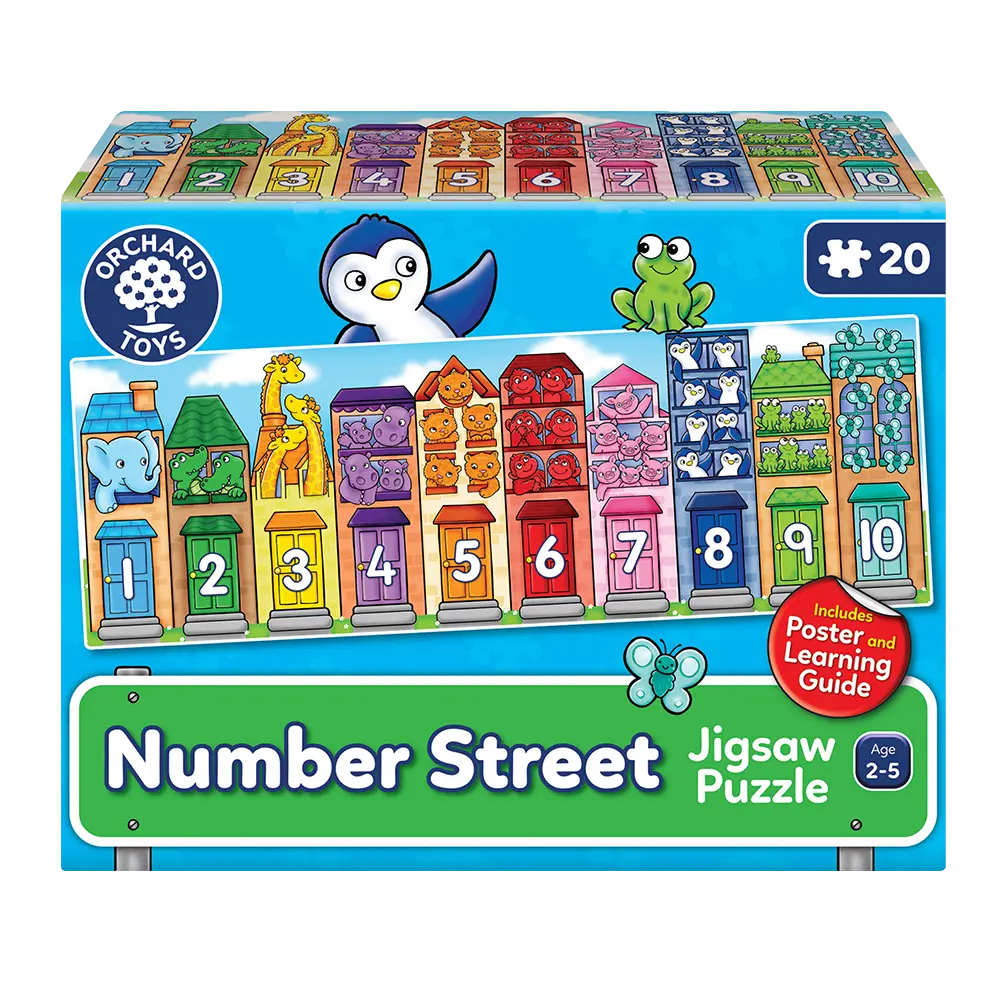 Jigsaw　Number　Street　Puzzle