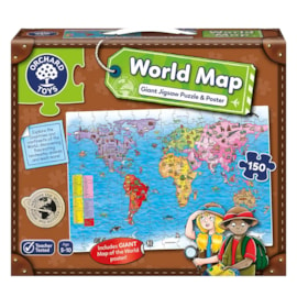 World Map Puzzle & Poster