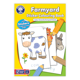 Farmyard Colouring Book | With Stickers