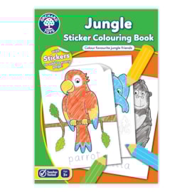 Jungle Colouring Book | With Stickers