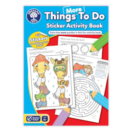 More Things To Do Colouring Book | With Stickers