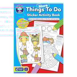 More Things To Do Colouring Book | With Stickers