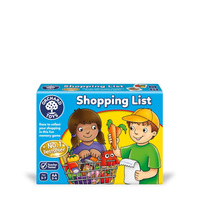 Shopping List Matching and Memory Game