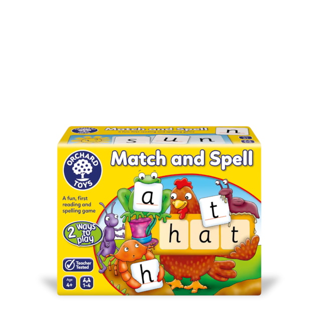 Match and Spell Reading and Spelling Game