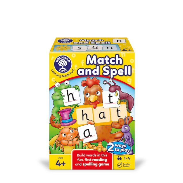 Match and Spell Game Match and Spell Reading and Spelling Game