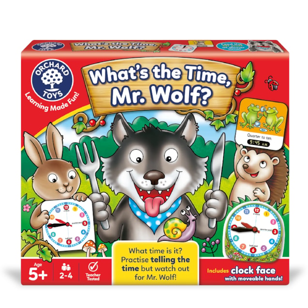 What's the Time, Mr. Wolf? Game What’s the Time, Mr Wolf Time-Telling Game