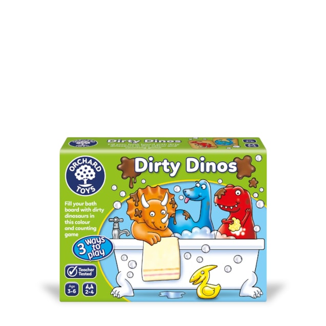 Dirty Dinos Colour and Counting Game