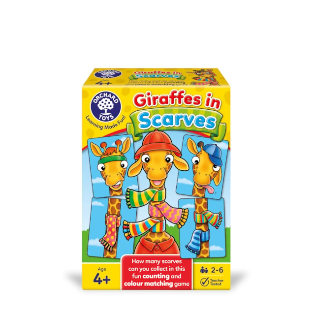 Giraffes in Scarves Counting and Colour Matching Game