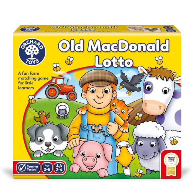Old Macdonald Lotto Game Old MacDonald Lotto First Matching and Memory Game