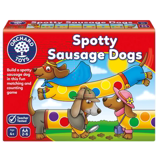 Spotty sausage deals dog
