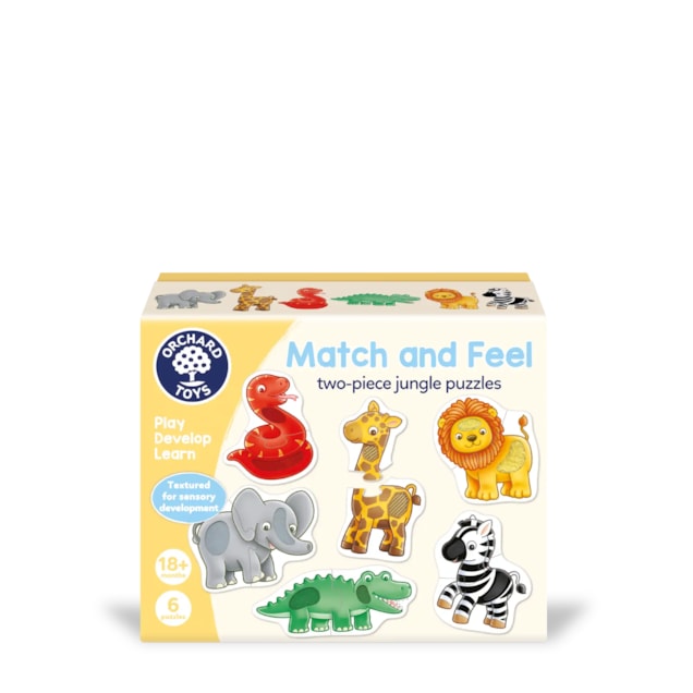 Match and Feel two-piece jungle puzzles Match and Feel jungle two-piece puzzles