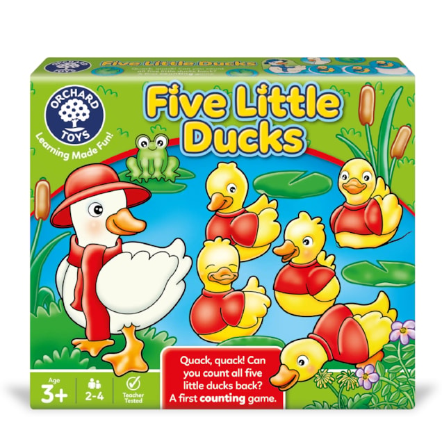 Five Little Ducks Game Five Little Ducks Counting and Colour Game