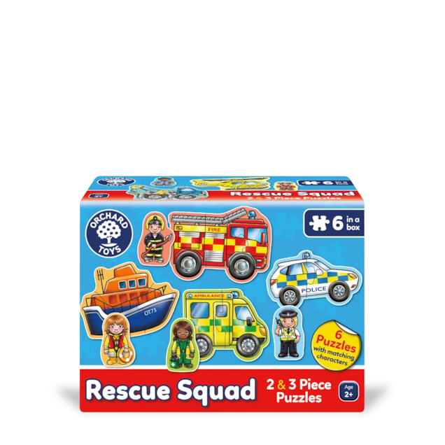 Rescue Squad Jigsaw Puzzle Rescue Squad Six in a Box Emergency Vehicle Puzzles
