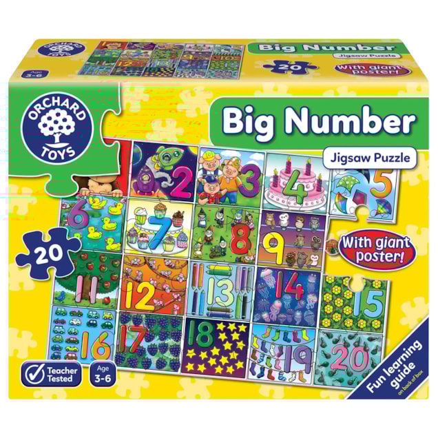 Big Number Jigsaw Puzzle