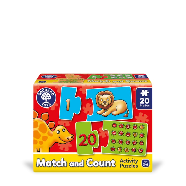 Match and Count Jigsaw Puzzle Match and Count Activity Number Puzzles