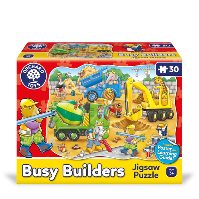 Busy Builders Construction Jigsaw Puzzle