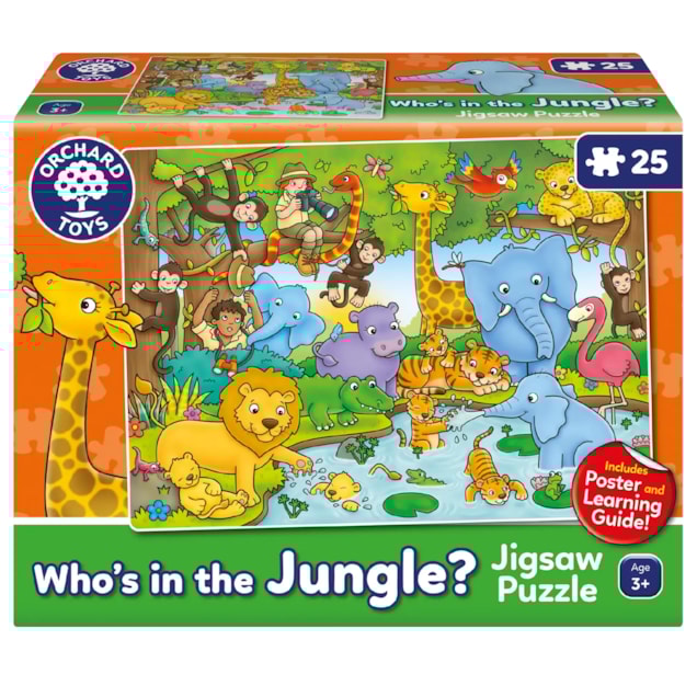 Who's in the Jungle? Jigsaw Puzzle Who's in the Jungle? Jigsaw Puzzle