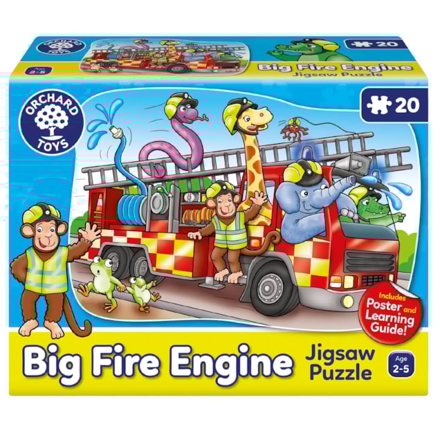 Big Fire Engine Jigsaw Puzzle Big Fire Engine Jigsaw Puzzle