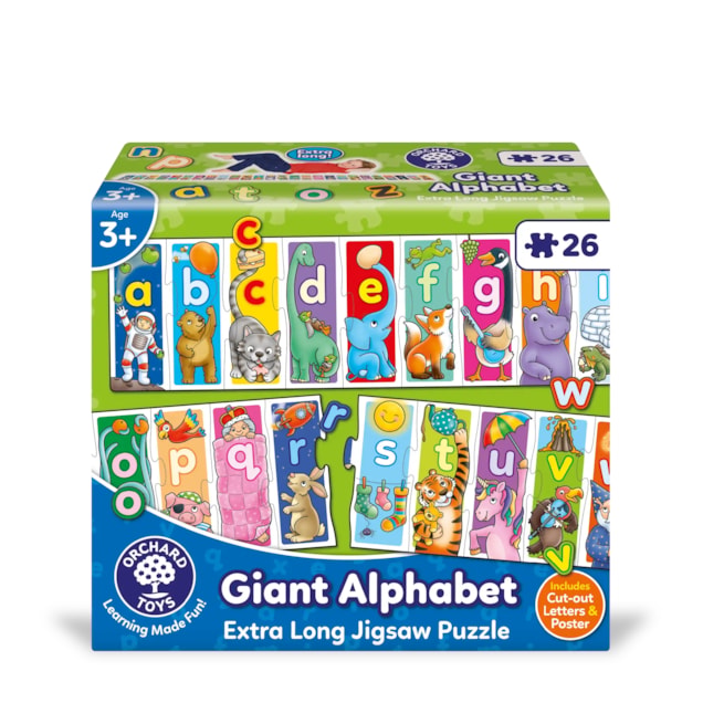 Giant Alphabet Jigsaw Puzzle Giant Alphabet Extra Long Floor Puzzle
