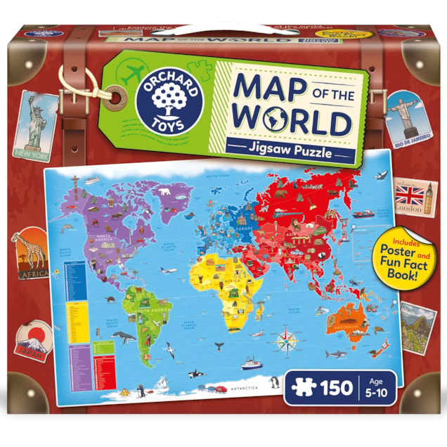Map of the World Jigsaw Puzzle Map of the World Jigsaw Puzzle