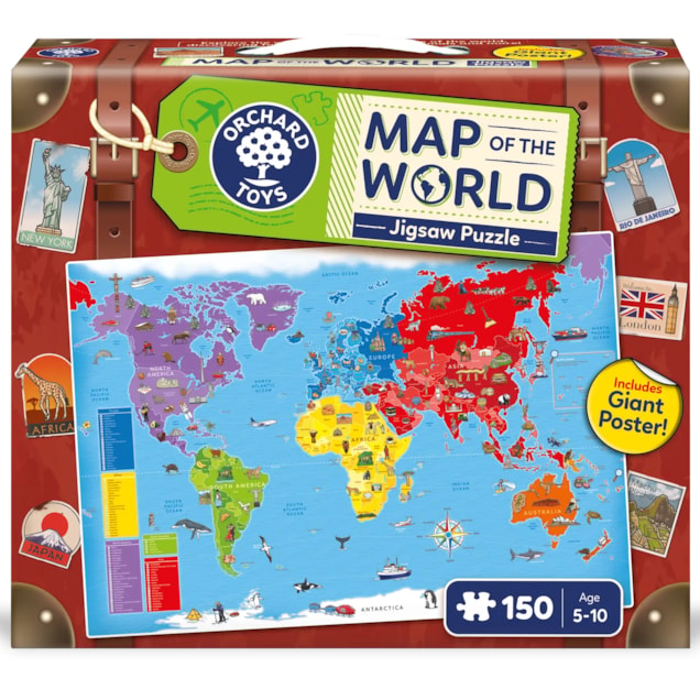Map of the World Jigsaw Puzzle Map of the World Jigsaw Puzzle