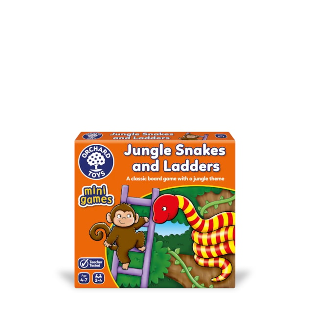 Jungle Snakes & Ladders Mini Game Jungle Snakes and Ladders counting mini game