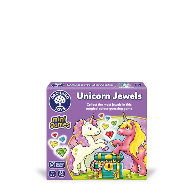 Unicorn Jewels magical colour guessing mini game