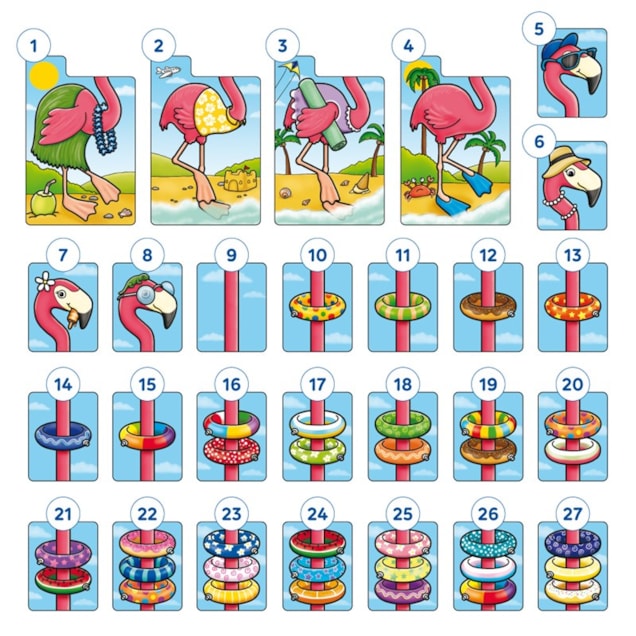 Funny Flamingos Game Misplaced Pieces Funny Flamingos Game Misplaced Pieces