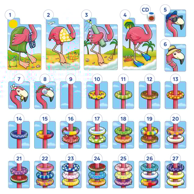 Funny Flamingos Game Misplaced Pieces Funny Flamingos Game Misplaced Pieces