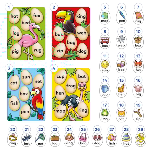 Word Birds Misplaced Pieces Word Birds Misplaced Pieces